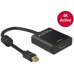 DeLOCK Mini DisplayPort > HDMI adapter 0,2 meter, 4K
