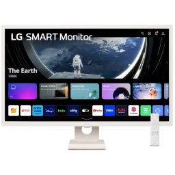 LG Smart 32SR50F-W ledmonitor 2x HDMI, USB-A, WiFi, Bluetooth, Sound