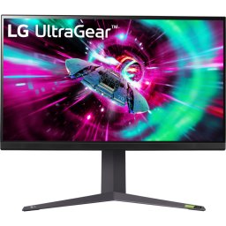 LG UltraGear 32GR93U-B gaming monitor 2x HDMI, 1x DiplayPort, 3x USB-A, 144 Hz