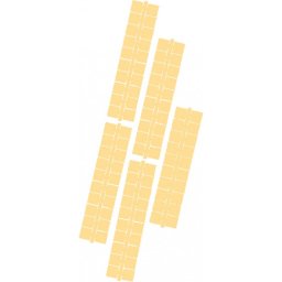 Ministeck 1 punt kleurstrips beige (609), 10 stuks puzzel 32609